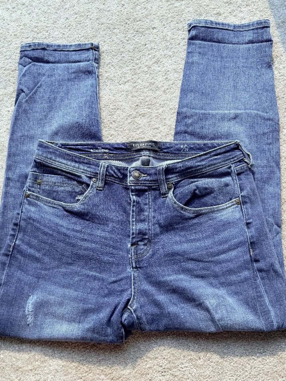 Liverpool Los Angeles "The Boyfriend" Mid-rise Jeans